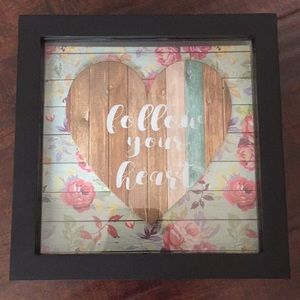 Follow your heart frame